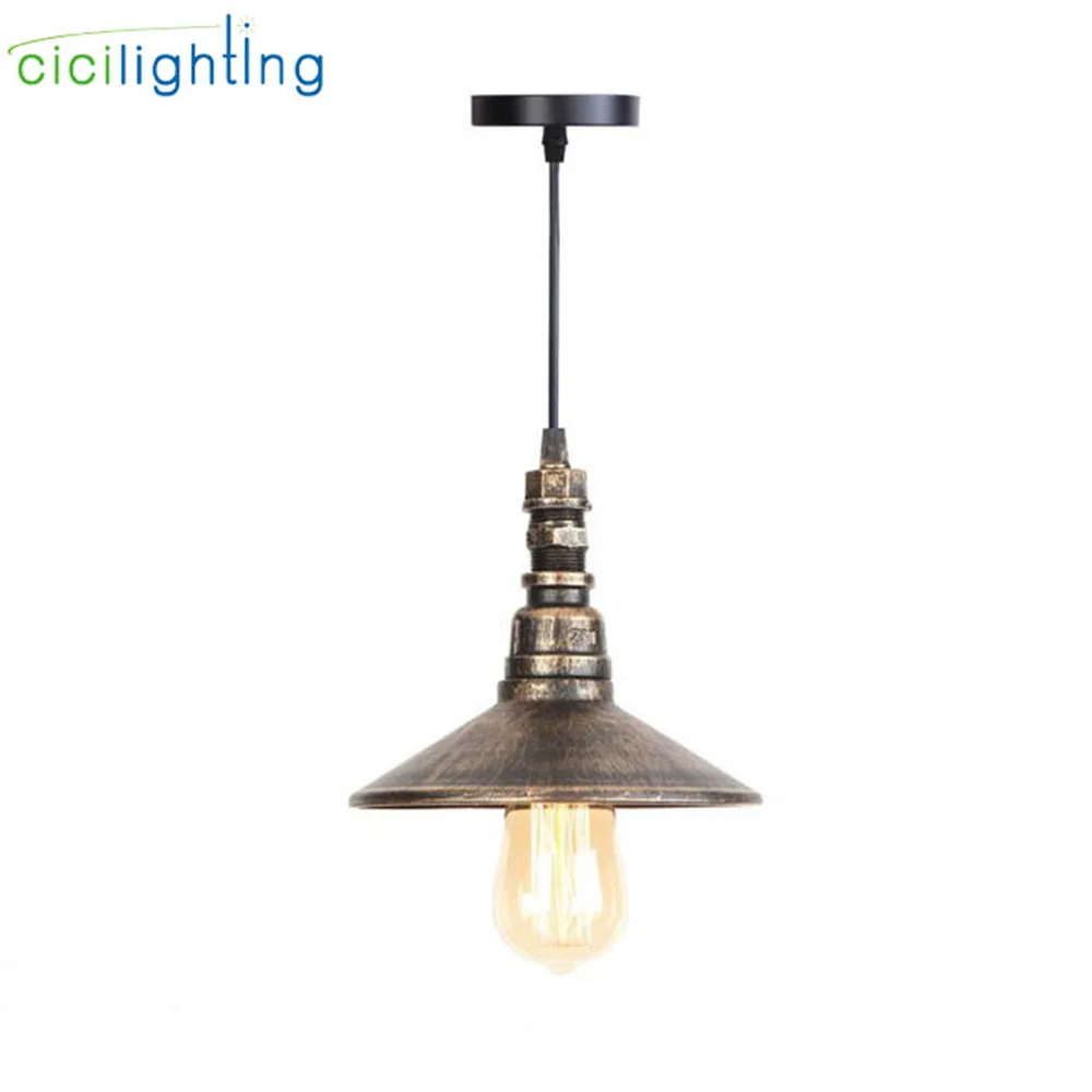 Промышленный Винтаж Эдисон лампы водяная труба подвесной светильник в