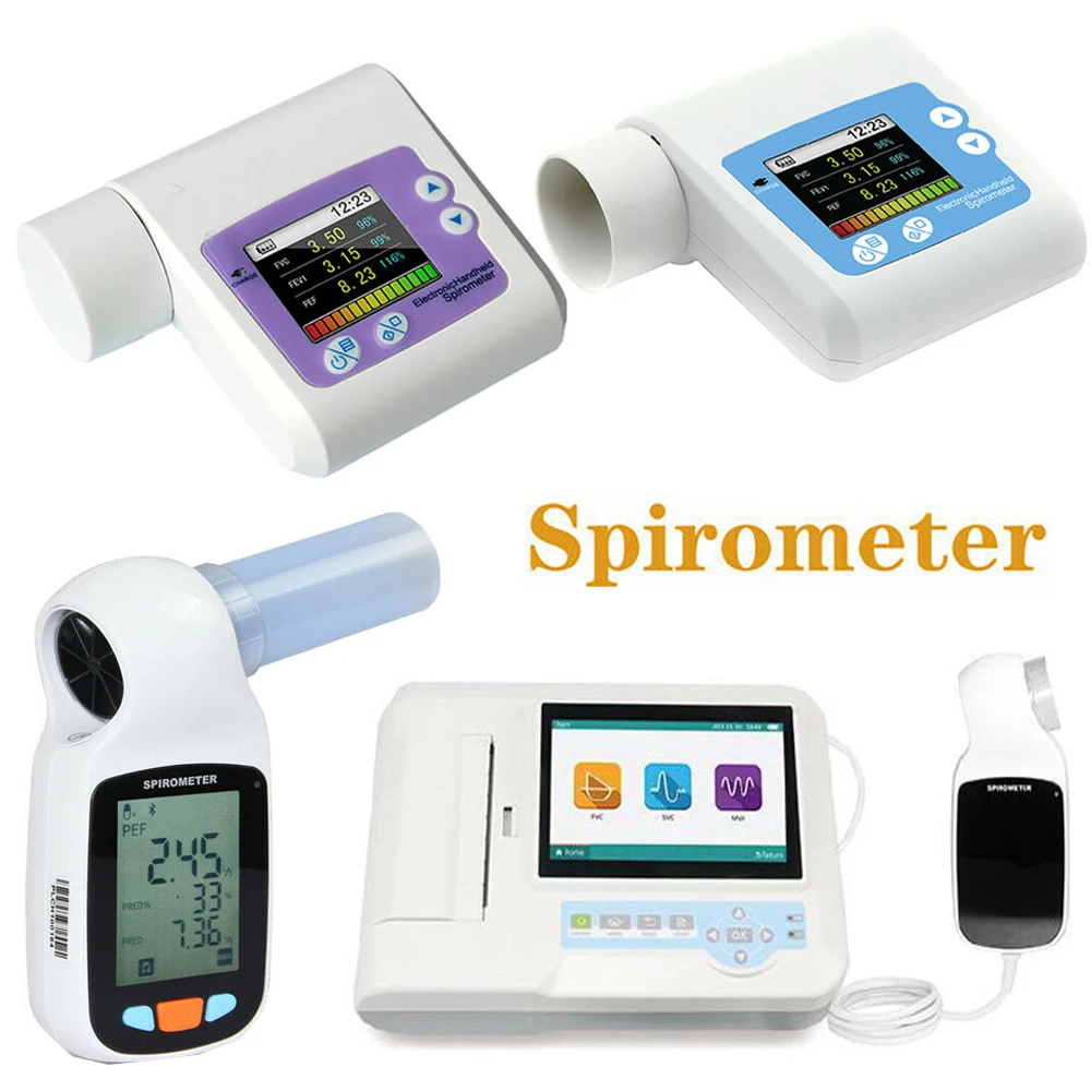 Портативный цифровой спирометр портативное Легочное Дыхание диагностическое