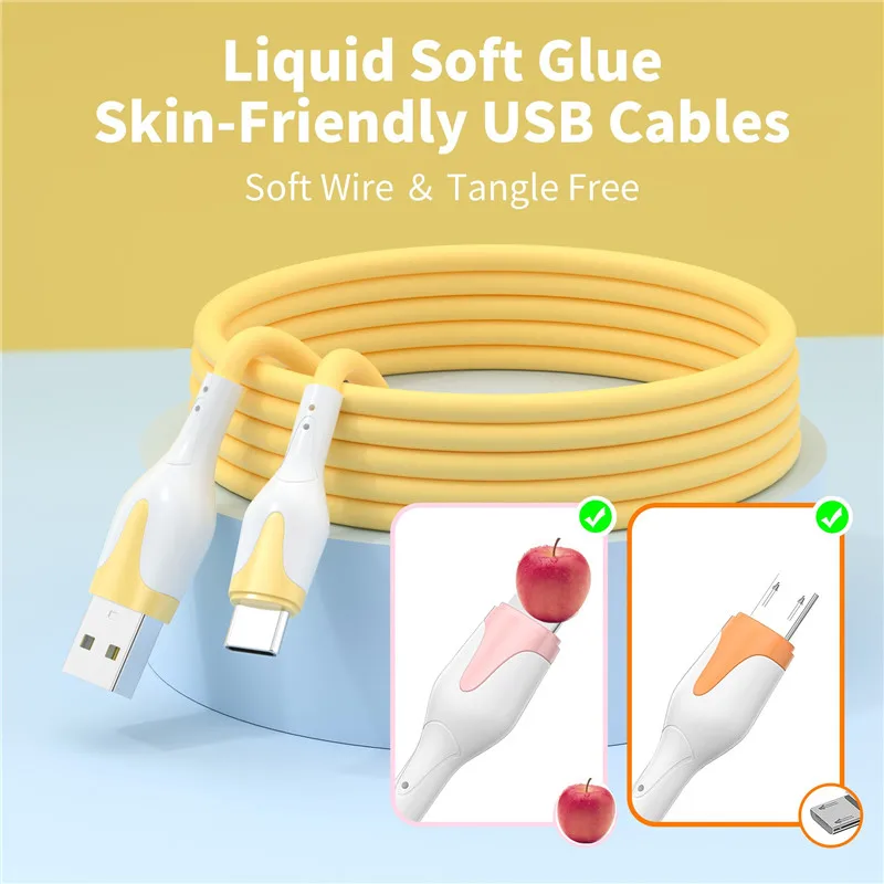 

USB Cable For iPhone 11 iPad Type C 3A Fast Data Charging Wire Micro USB Cable For Usb C Android Mobile Phone Cables Cord