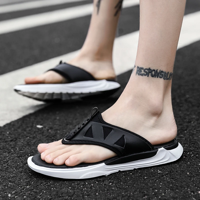 

Sandale Homme Ete Sandals For Men 2020 Sandalia Rasteira Roman Sandalias Man Shoes Rubber Flip Flops Sandalle Homme Summer Beach