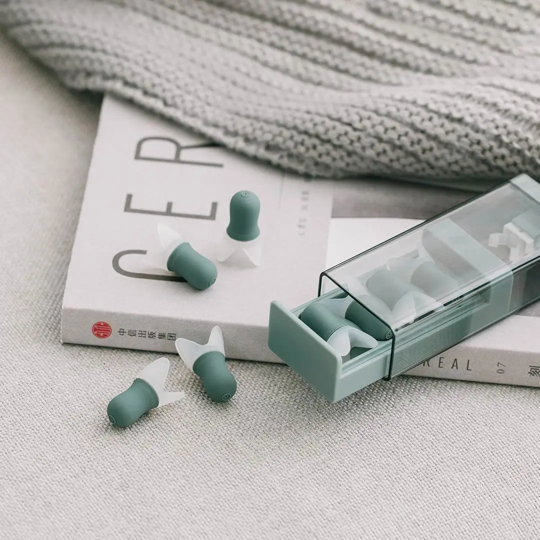 Чехлы книжки J & уха Вилки мягкий силиконовый Шум наушник с звукоизоляция защита