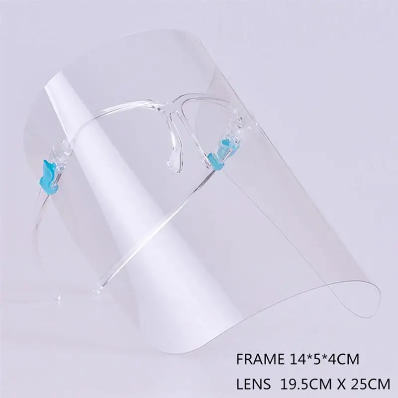 

4PCS Clear Face Shield Anti Fog & Droplet Full Face Shield Transparent Safety Glasses for Kitchen