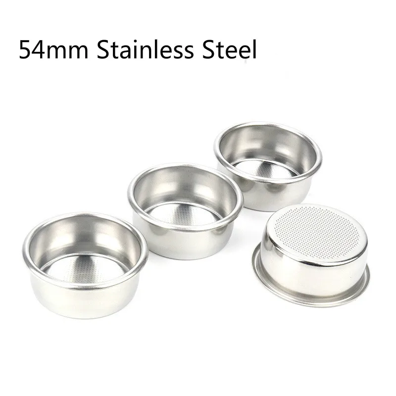 

54mm Coffee Filter Stainless Steel Replacement Filter Basket for Coffee Bottomless Portafilter for Breville Machine Parts