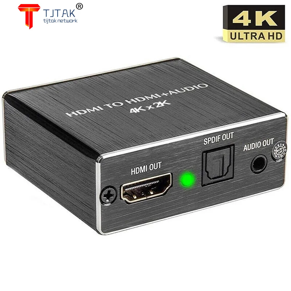 

HDMI-конвертер, экстрактор аудиосигнала Estereo HDMI для HDMI оптический Toslink SPDIF + 3,5 мм HDMI-адаптер для дивизора аудио-оптический