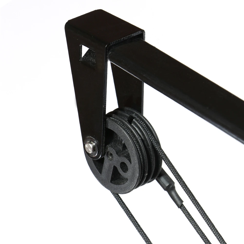 

1pc Pulley Bow Utility Practical Durable Funny Lightweight Plaything Pulley Bow For Co-Worker Outdoor Sports Hunting Shooting