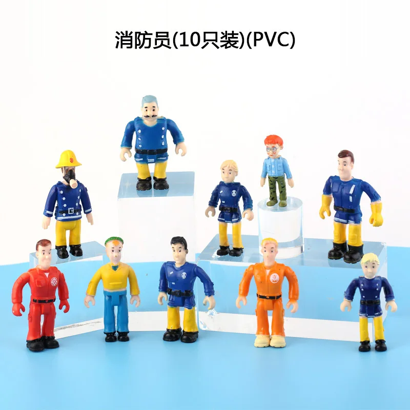 Экшн фигурки из мультфильма пожарный сам 10 шт. 7 см|Игровые и трансформеры| |