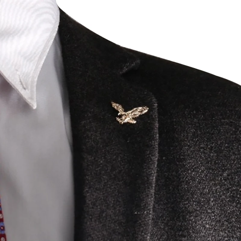 Новинка 2 шт. булавка для лацкана с орлом Винтажная брошь булавкой булавки