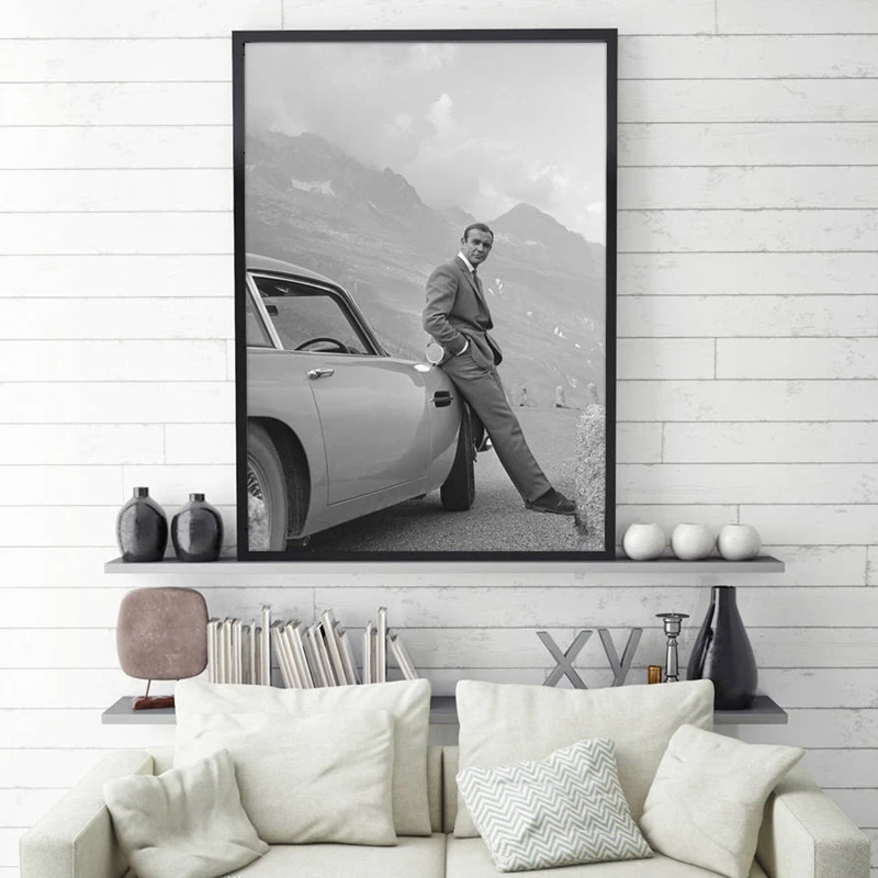 Постеры фильма шпион художественный плакат на холсте ретро 007 Декор Картина