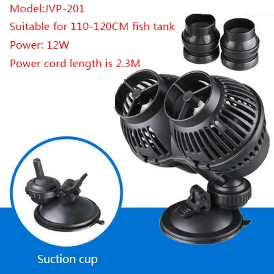 Sunsun Wave Maker Wavemaker водяной насос для аквариума аквариум аквариумный насос подводный для аквариума Пруд насос волна для аквариума - Цвет: JVP-201 suction cup