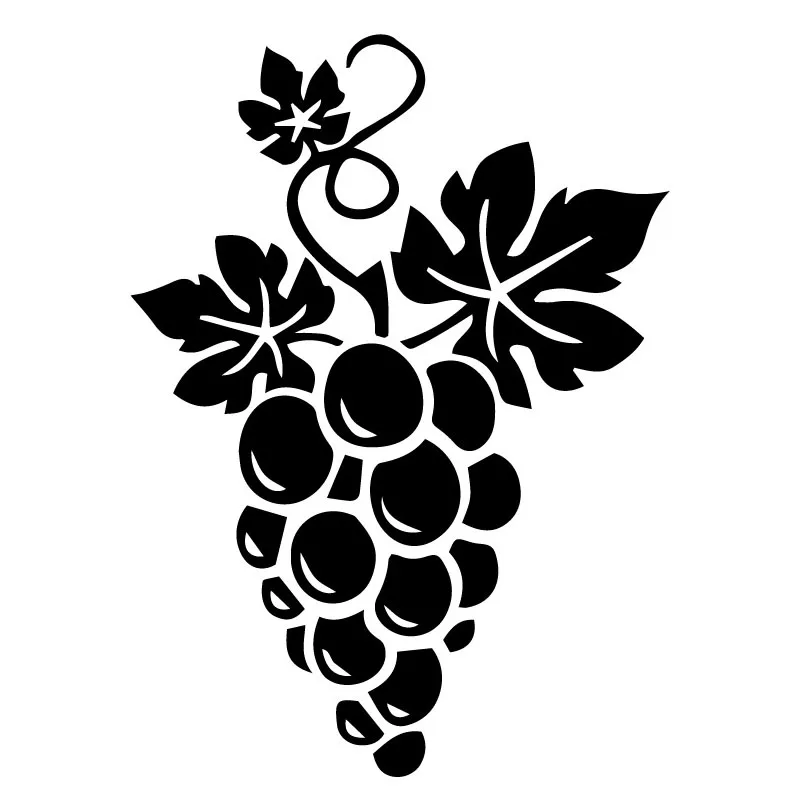

Personality Car Sticker Grape Bunch Cartoon Fashion Decoration Accessories for Lada Waterproof Sunscreen Vinyl Decal,13cm*18cm