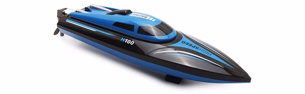 Рождественская игрушка TKKJ H100 2,4G RC лодка 180 градусов флип высокоскоростная электрическая RC гоночная лодка для бассейнов озера и приключений на открытом воздухе