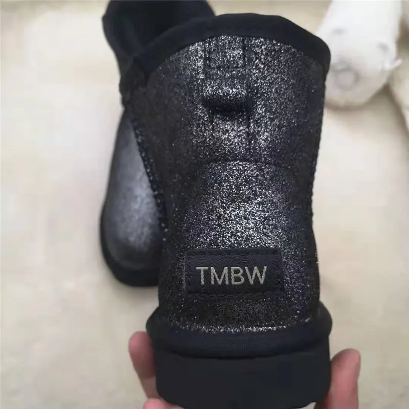 Модные Классические Теплые ботинки Зимние Botas Mujer Водонепроницаемые зимние из