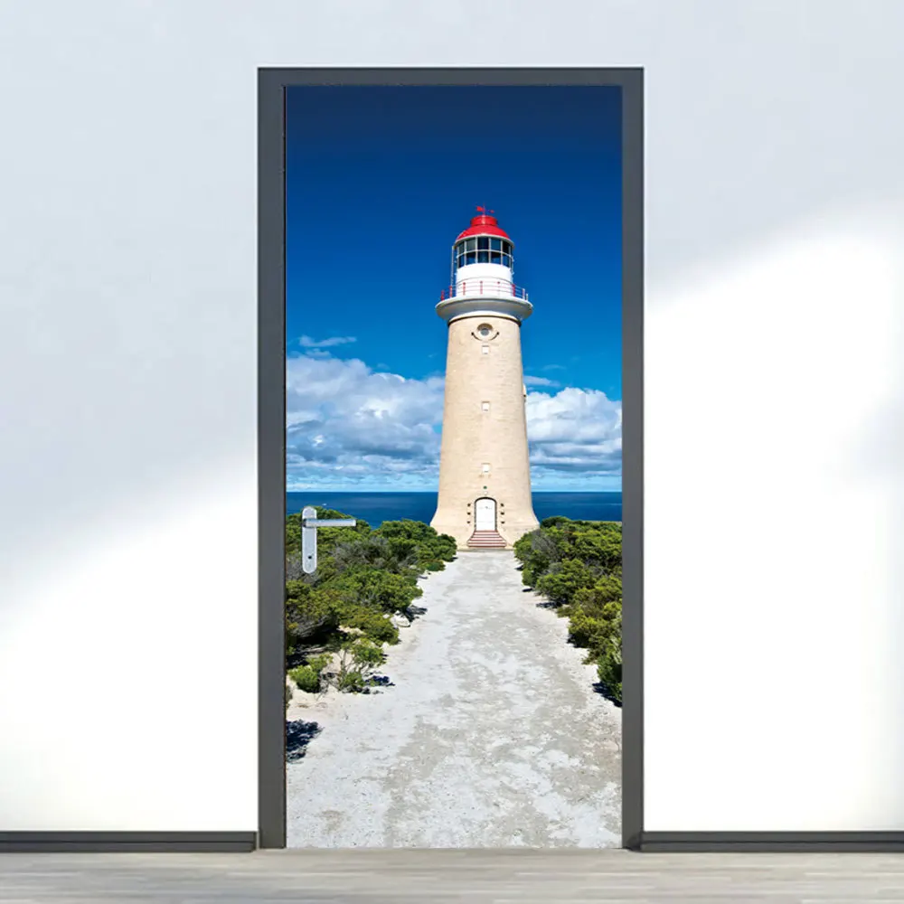 Дропшиппинг кенгуру остров Маяк 3D стерео дверь наклейка съемный