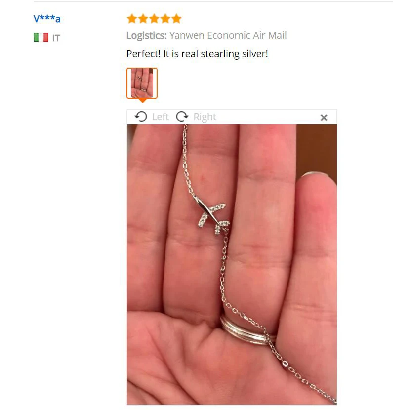 Trusta, Настоящее серебро 925 пробы, модное женское ювелирное изделие, самолет с CZ браслетом 15,5 см для девочек-подростков, подарок для девушек DS1012