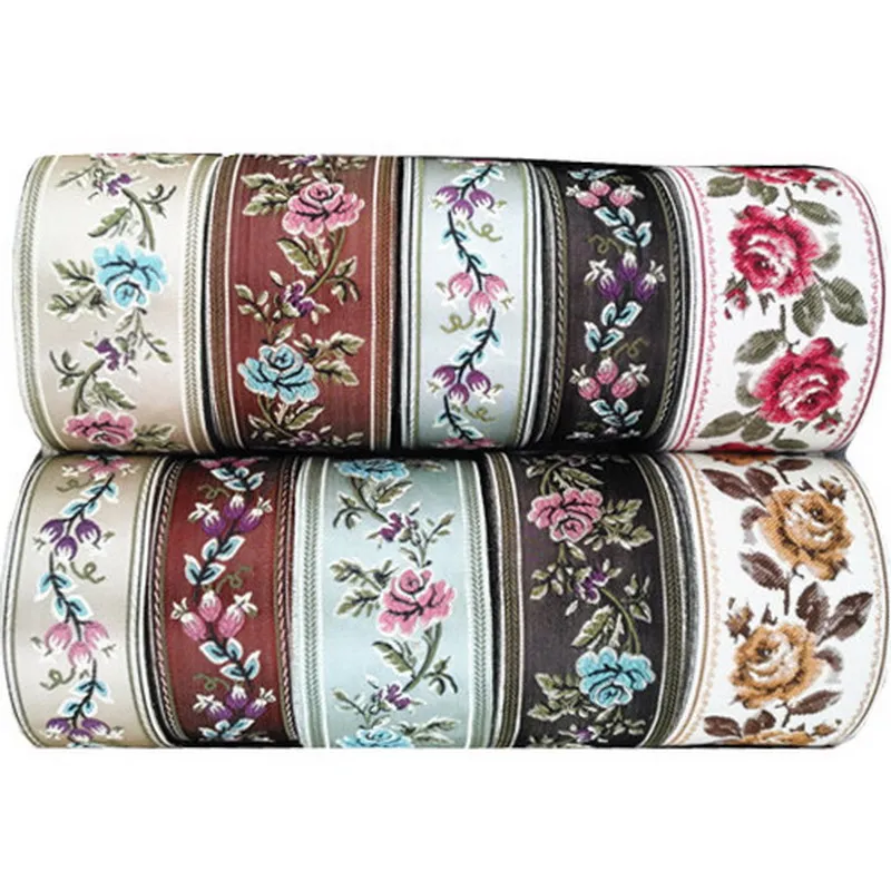 1 м вышитая лента с цветочным узором народный-изготовленный на заказ домашний