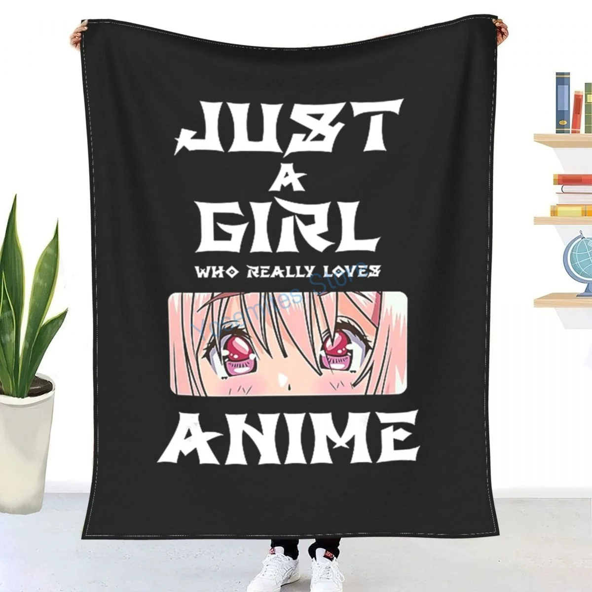 

Женское одеяло с аниме-принтом, зимнее Фланелевое покрывало для кровати