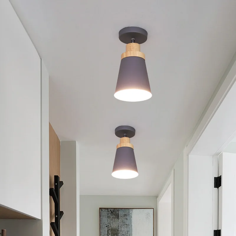 

Simple post modern entrance corridor pendant ceiling lamp macarone corridor vestibule porch creative personality balcony light