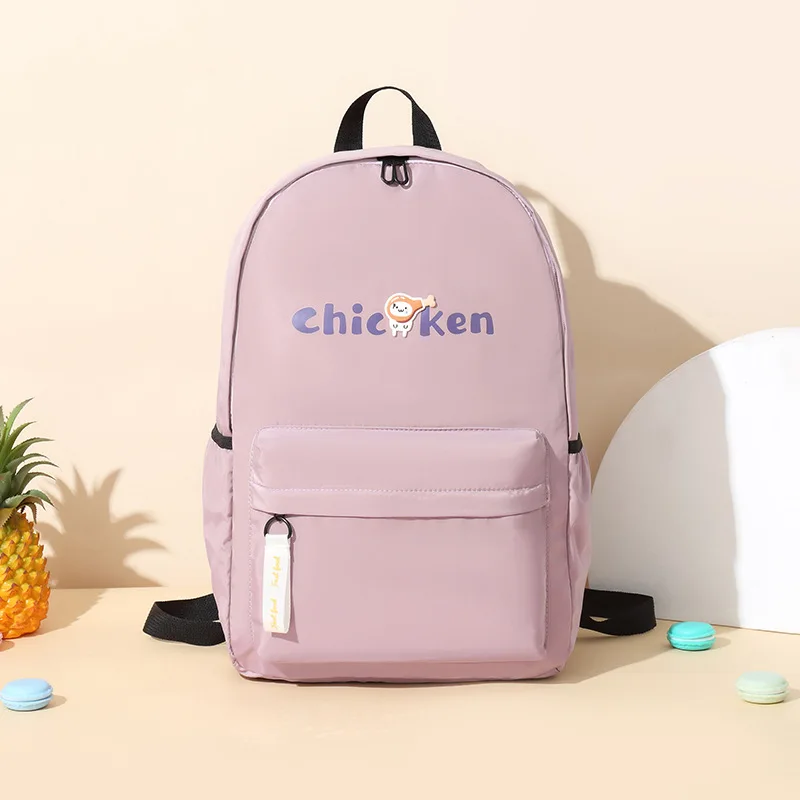 

2021Backpack Women Waterproof Candy Colors Backpacks Fancy High School Bags for Teenage Girl Cute Travel Rucksack