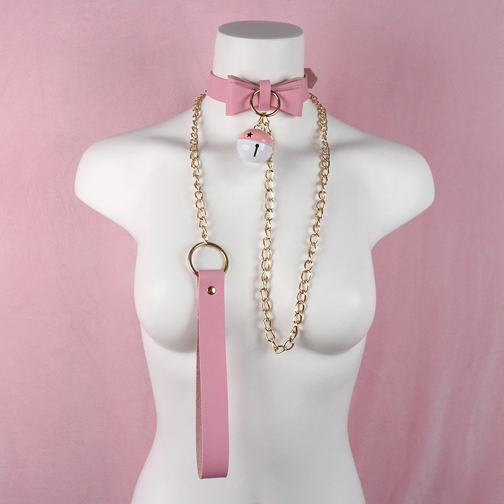 Кожаный чокер Fullyoung в стиле панк для взрослых готический соблазнительный ошейник