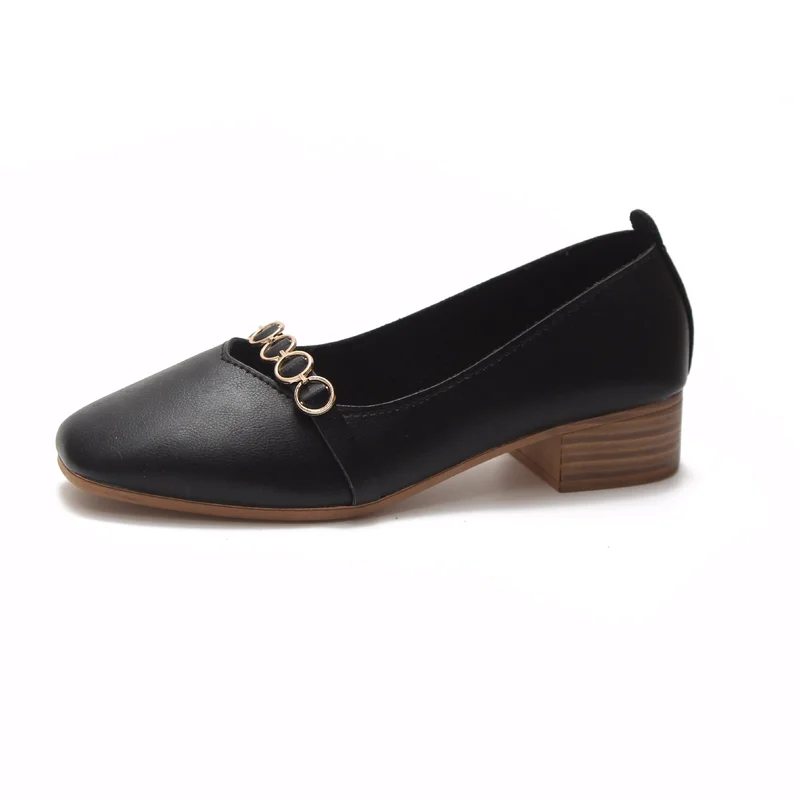 

New fashion ladies high heels women's patent leather platform at the end of summer soft and comfortable single shoes women H1-11