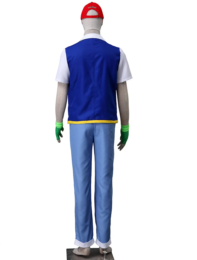 

(QYY-057) Pocket Monster Ash Ketchum Uniform 3rd Anime Cosplay Costume