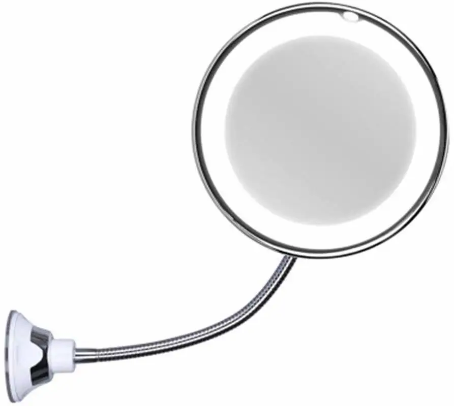 Увеличительное зеркало для макияжа с увеличением 10 крат светодиодная подсветка