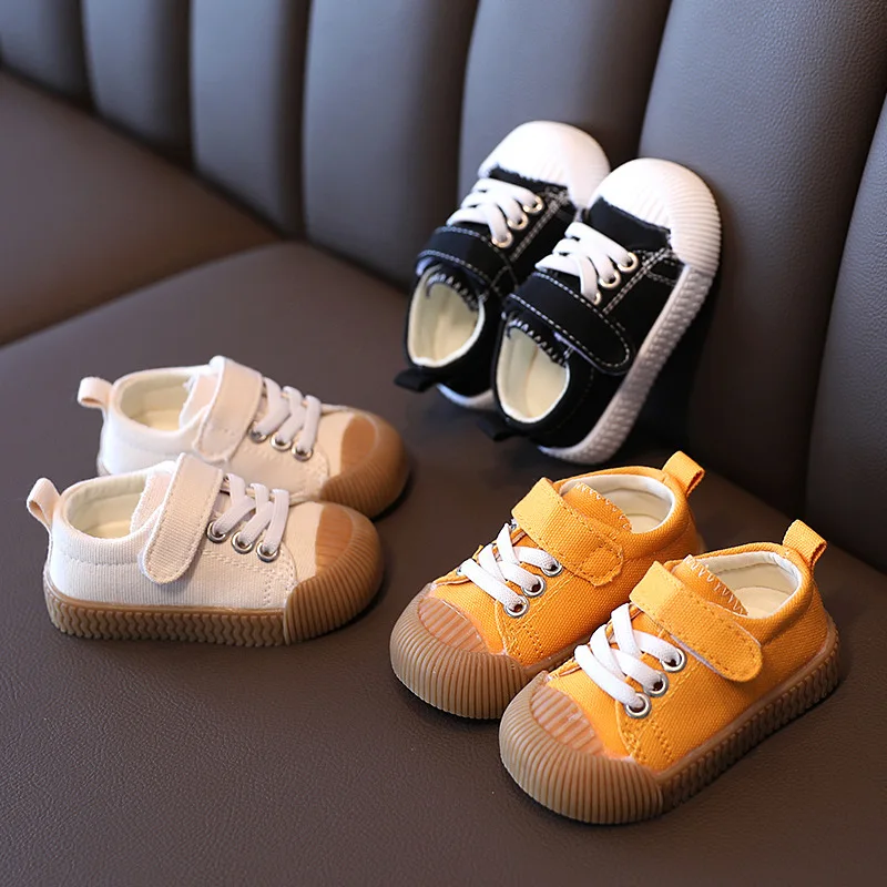Парусиновая обувь COZULMA для маленьких мальчиков и девочек, мягкая дышащая обувь на плоской подошве, размеры 15-19 от AliExpress WW