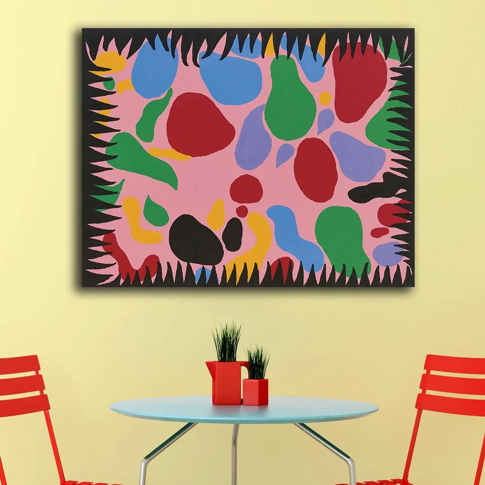 

Print Oil Painting Wall painting YAYOI KUSAMA Flower Bed Home Decorative Wall Art Picture For Living Room painting Unframed