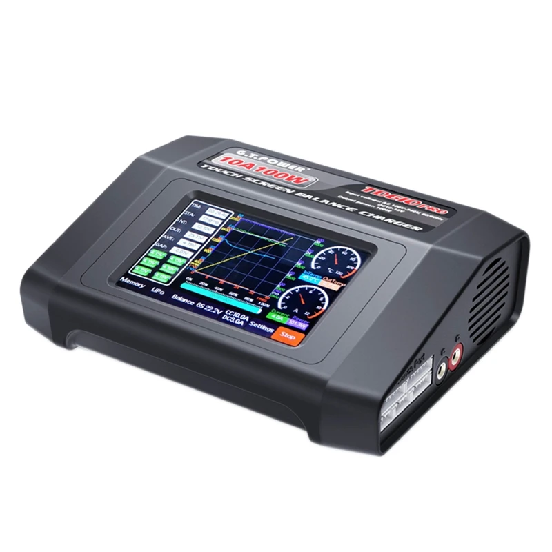

G.T.POWER GTP TD610 PRO AC 100-240 В Входной цвет Sn 100 Вт 10A сбалансированное зарядное устройство для 1-6S LiPo Lilon LiFe LiHV 1-14S