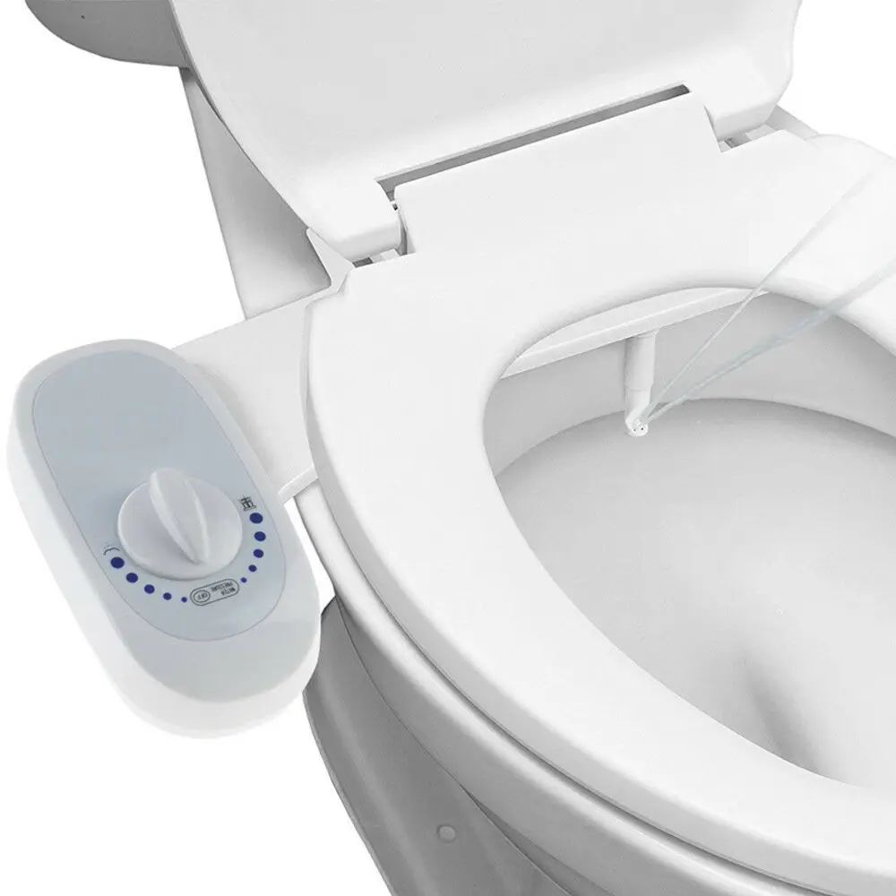 

7/8 1/2 Bidet Water Spray Wash Mechanical Bidet Seat Attachment Non-Electric