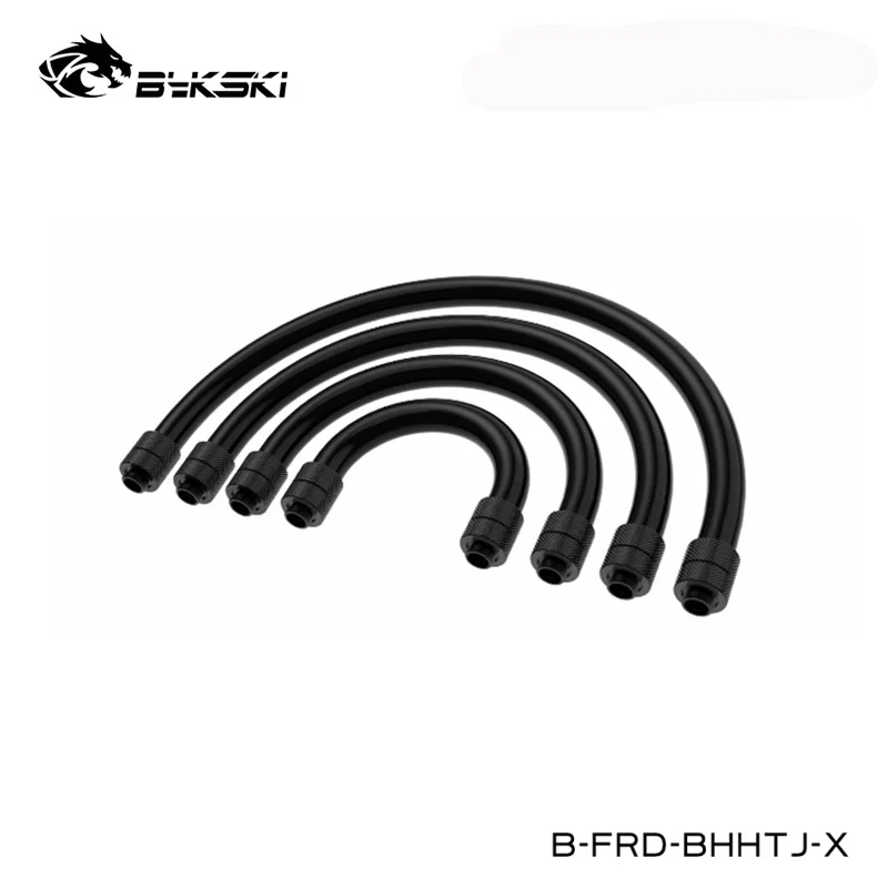 

Встроенный черный шланг Bykski, быстроразъемные фитинги, высокая термостойкость, Легкое Охлаждение воды