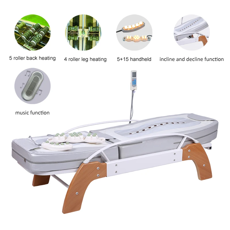 Массажная машина кровать стол термальный Нефритовый камень массажер для тела