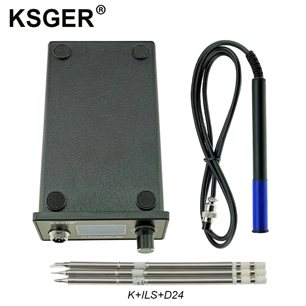 Sets 3 KSGER T12 паяльная станция STM32 цифровой электрический 9501 ручка Stings DIY сварочные инструменты быстрый нагрев T12 железный наконечник - Цвет: Sets 3