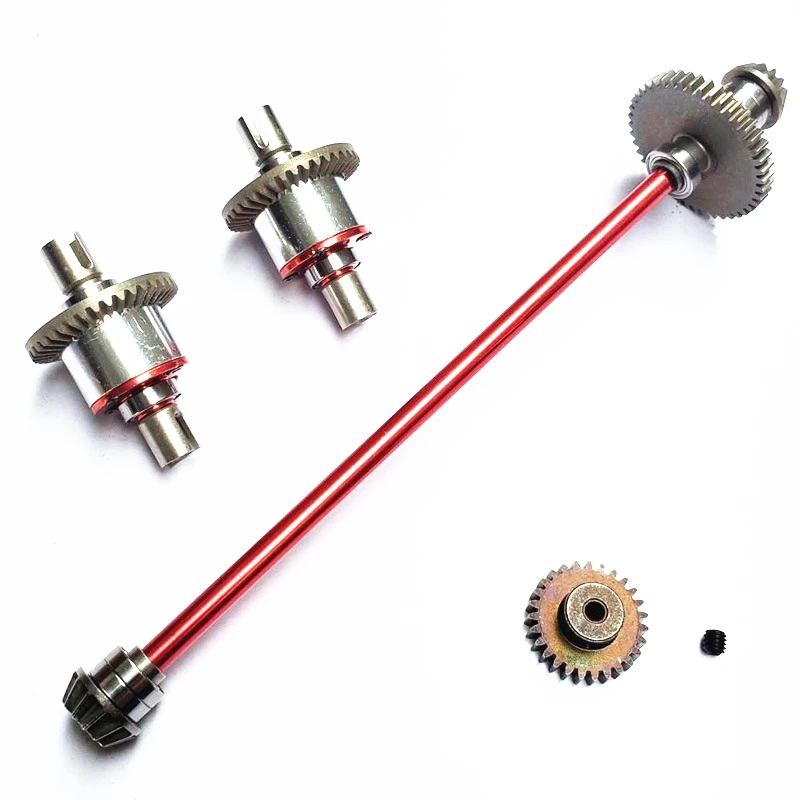 

Metal Main Central Axle Drive Shaft Differential Gear Upgrade Parts for Wltoys 144001 1/14 RC Car Spare Accessories