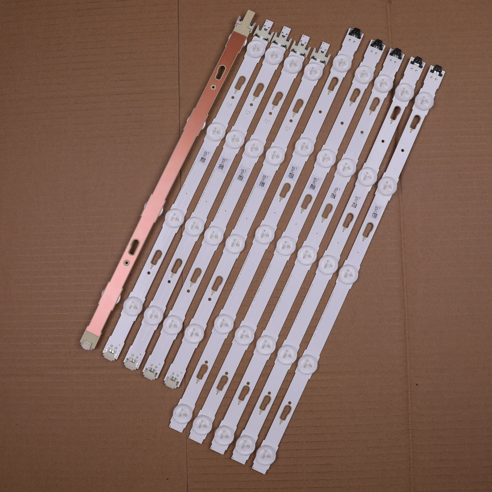 

New 10 PCS/set LED backlight strip for samsung UN40JU6700 V5DU-400DCA-R1 V5DU-400DCB-R1 BN96-34792A 34791A S_5u75_40_FL_R05 L04