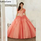 Женское бальное платье из тюля, розовое Пышное Платье-корсет для девушек 15-18 лет, элегантное винтажное длинное платье для выпускного вечера, 2020