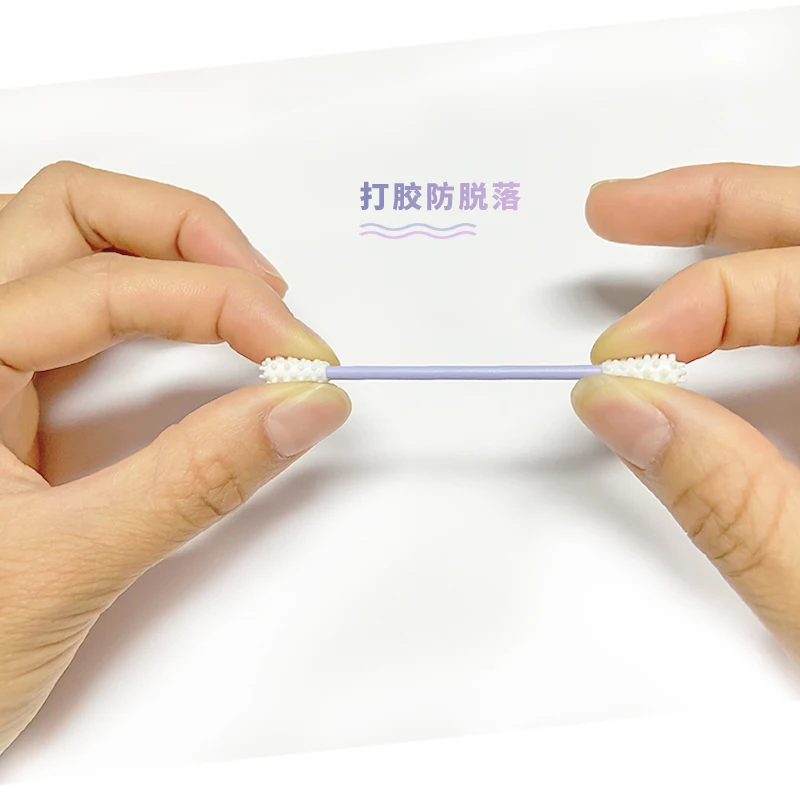 

4Pcs Reusable Cotton Swab Ear Cleansing Cosmetic Silicone Buds Swabs Sticks For Cleaning Makeup Touch-Ups Double-headed Dropship