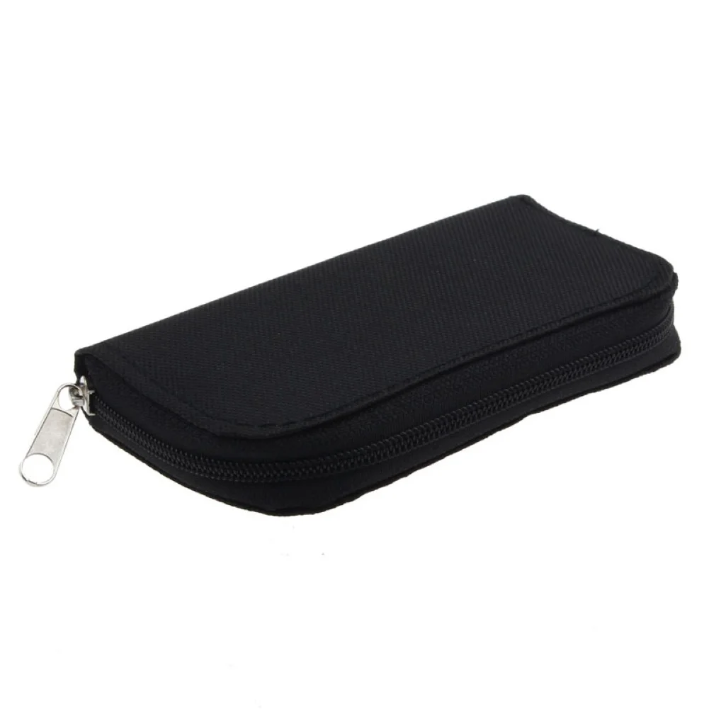 

22 Slots Zipper CF TF Micro Security Digital Memory Card Storage Bag Case Cover