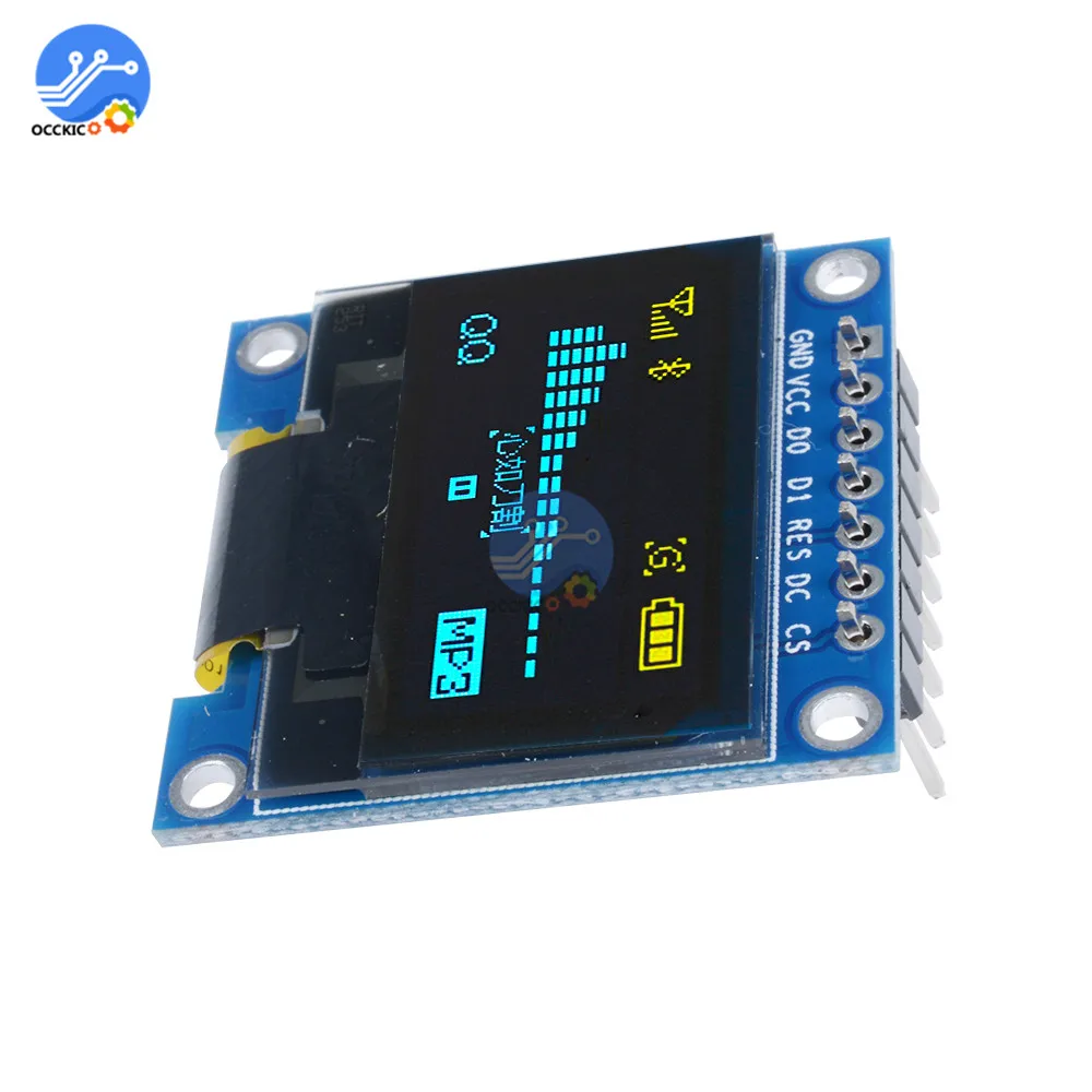 0,96 дюймовый IIC Серийный oled-экран дисплей модуль 128X64 igc общаться SSD1306 12864 плата с ЖК-экраном для Arduino