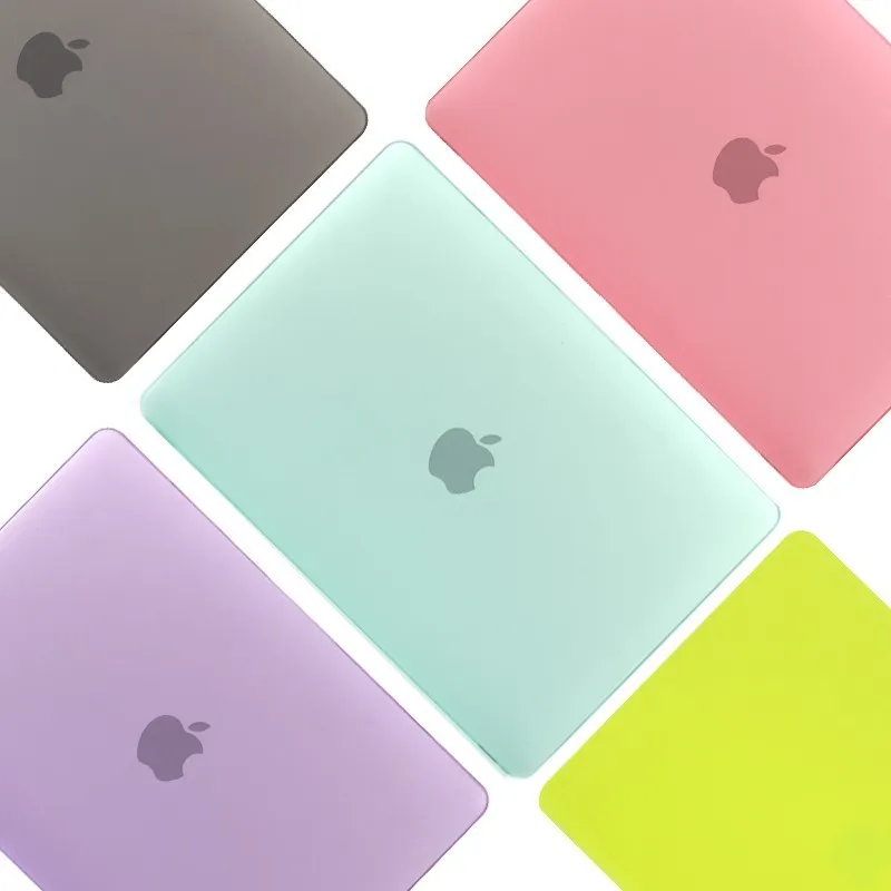 Матовый Жесткий чехол для MacBook Air 11 6 13 Pro 15 retina 12 дюймов сумка ноутбука Mac Book pro