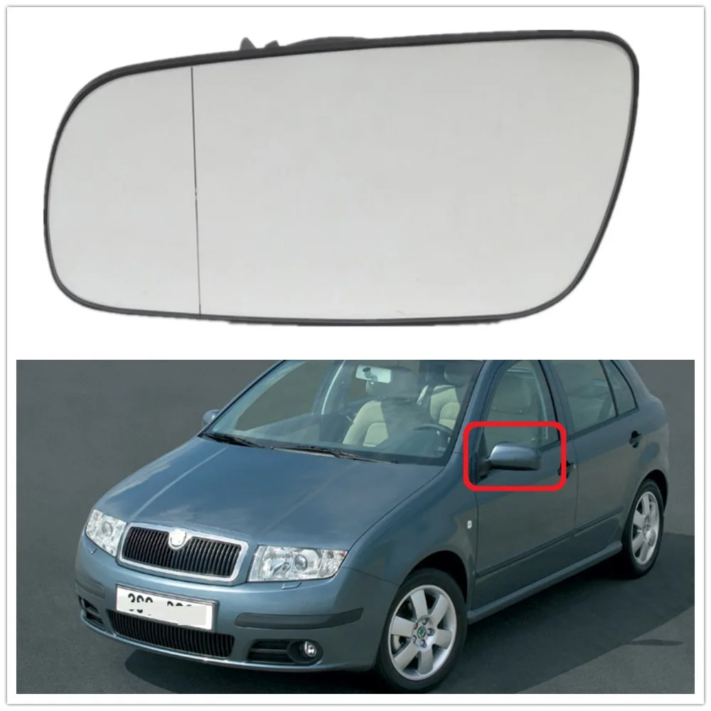 Левая сторона для Skoda Fabia MK1 Facelift 2005 2006 2007 2008 Стайлинг автомобиля стекло с