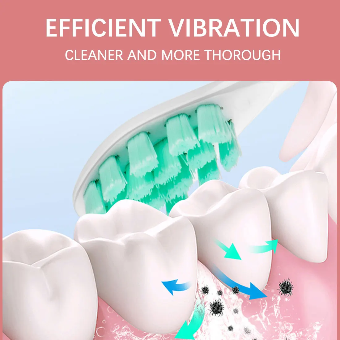 

4pcs Ultrasonic Electric Toothbrush Heads Replacement Brush Head For Ultrasonic electric Toothbrush Whitening Teeth Brush head