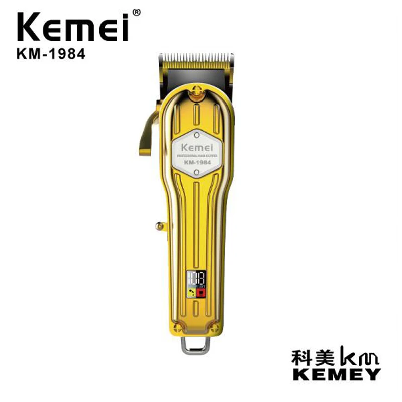 Электрический триммер для волос kemei KM 1984 перезаряжаемая машинка стрижки Машинка