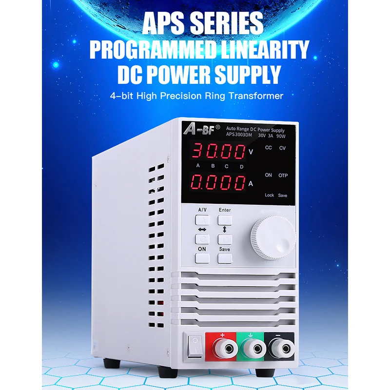 A-BF Digits DC Regulated Switching Adjustable Lab 30V 3A Power Supply Laboratory Precision LED Protect Eyes Bench Source 220 V |