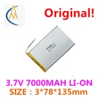 Литий-ионный аккумулятор 3078135 7000 мАч, перезаряжаемая батарея, планшет высокой емкости, мобильное силовое оборудование, инструмент