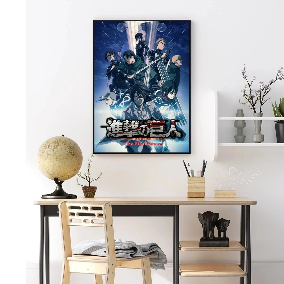 Постер из аниме атака на Титанов принты и картины холсте без рамки картина для
