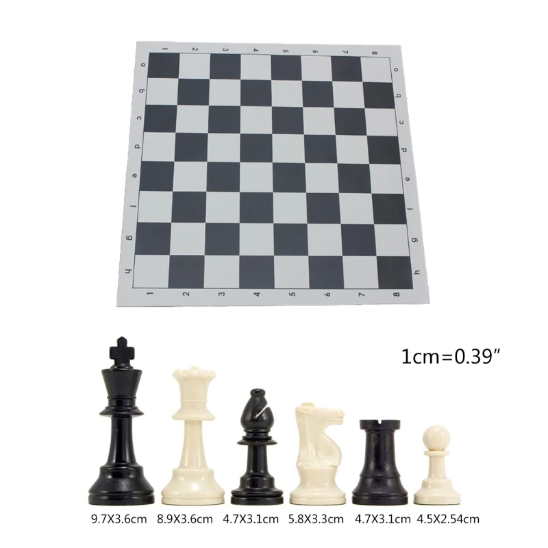 

Chess Triple Weighted Pieces and Mousepad Board Chess Set
