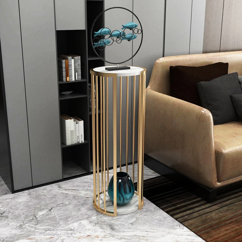 Легкая Роскошная комнатная Цветочная стойка светильник гостиной в