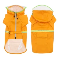 new pet raincoat reflective large dog raincoat cape type transparent dog raincoat pet clothes