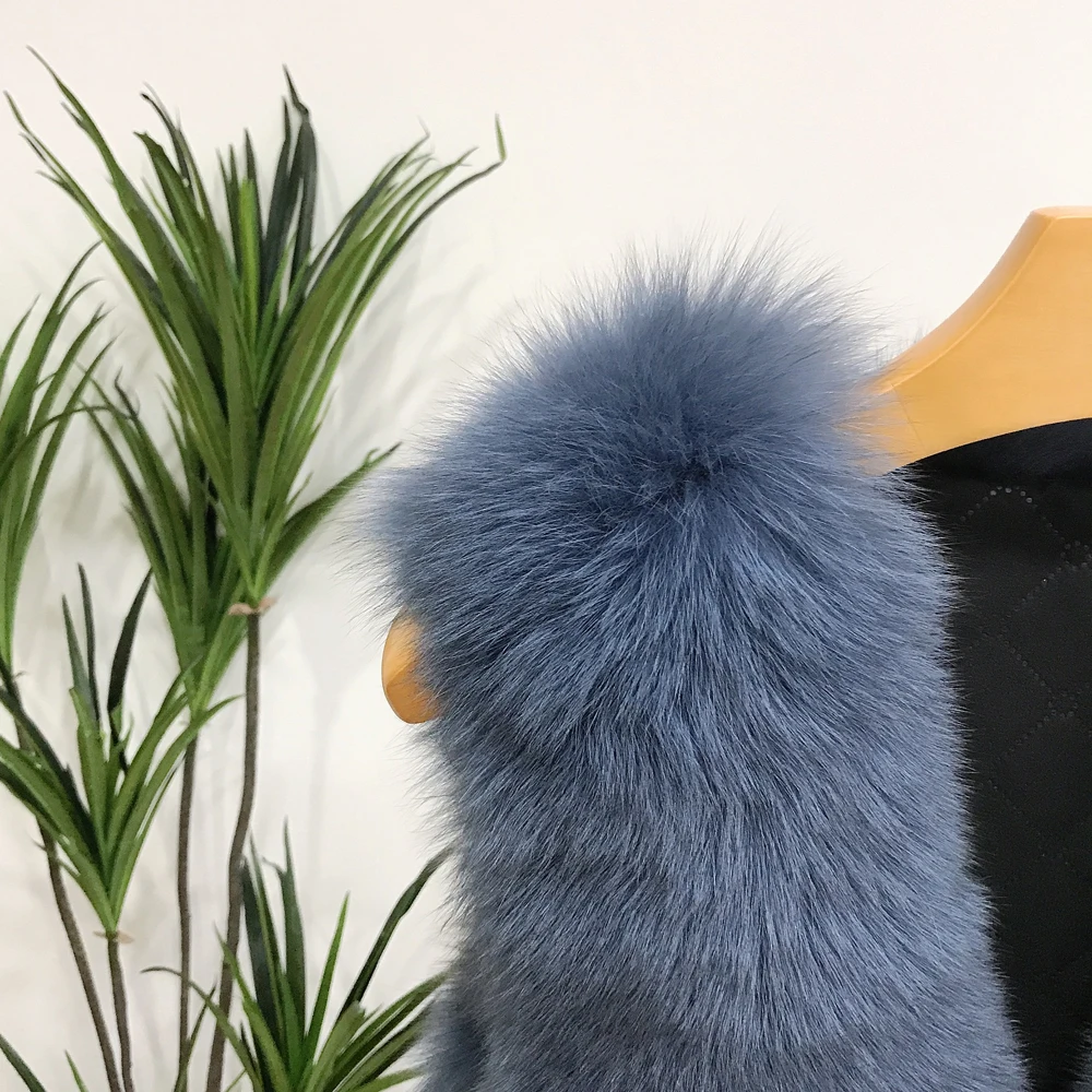 Модный жилет Taobao из натурального меха в стиле капли AU1047 оптовая продажа Китая